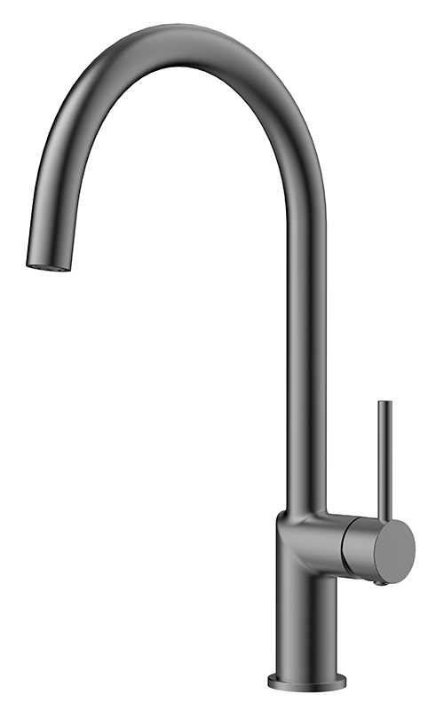 Смеситель KAISER Vita для кухни Ø25, гайка /Латунь /Воронёная сталь