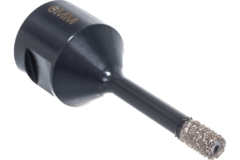 Коронка 6 мм под УШМ керамогранит гранит Super Hard Hilberg