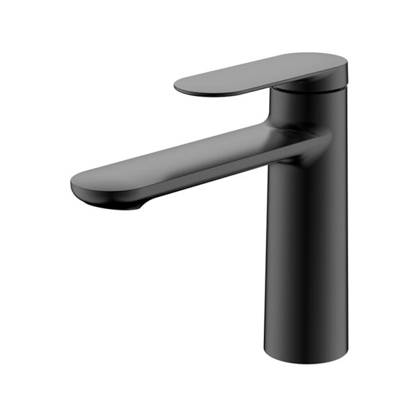 Смеситель KAISER Arena для раковины, Ø25, латунь / Чёрный матовый