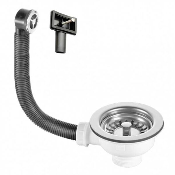 Перелив с прямоугольным /круглым сливом 1 1/2"-113мм "McALPINE"