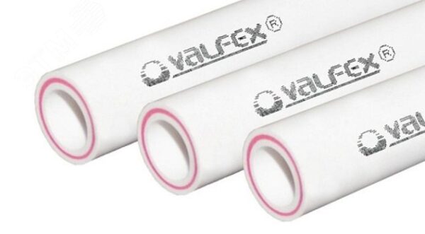 Труба полипропиленовая арм.стекловолокном ф20х2,8 SDR 7.4 PN 20 (140) Хлыст 4 метра "Valfex"