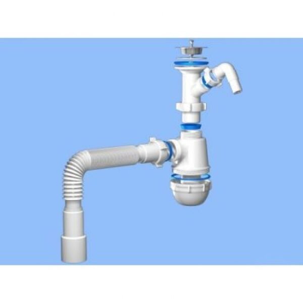 Сифон Ани Грот 1-1/2" х 40 с носиком, с г/тр. 40х40/50