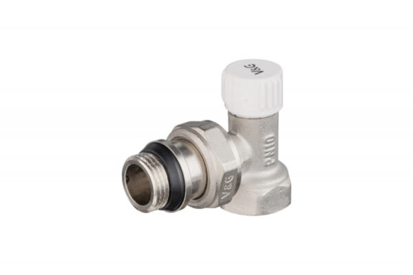 Клапан запорный угловой "V&G" 1/2" с уплотнением (20шт)