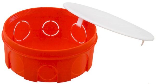 Коробка распределительная 100х40мм скрытая с крышкой IP20 HEGEL КР1105 (упак.126)