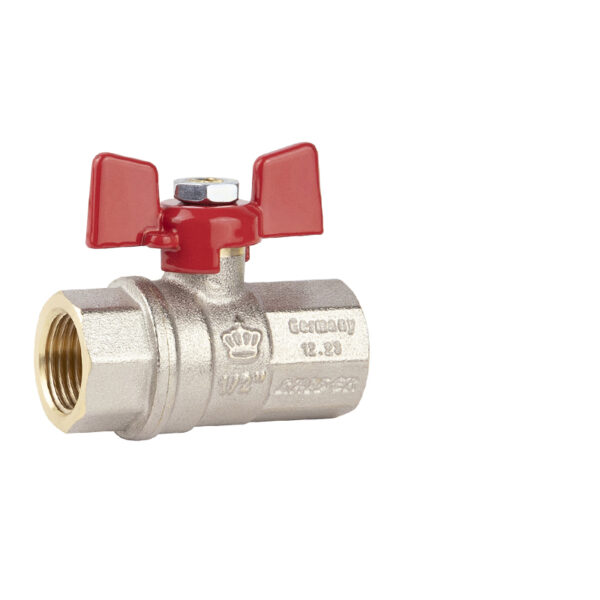 Кран KAISER 1/2" г/г бабочка супер - усиленный, латунь