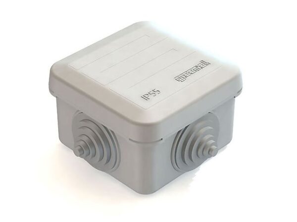 Коробка распаячная нар.монт. 70х70х40 серая IP55 (упак.112) GE41236