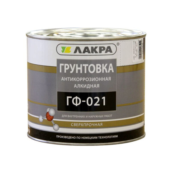Грунт ГФ-021 Лакра серый 2,5 кг