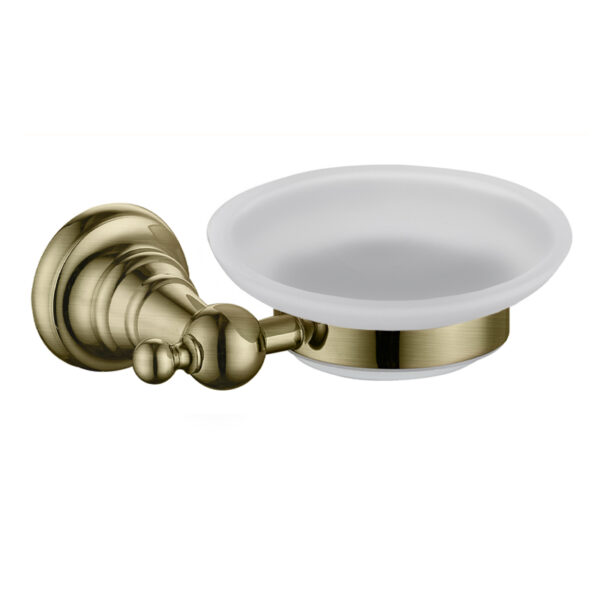 Мыльница (стекло) KAISER бронза (латунь)