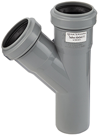 Тройник 40 х 40 х 45 ПП WaterMark /100 шт/