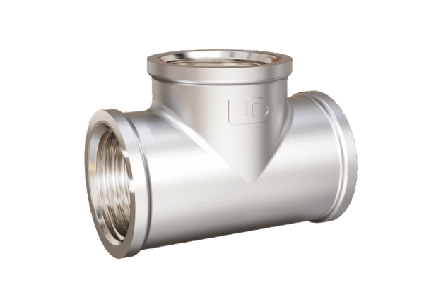 Тройник 1/2" ВР никель LD Pride (36) (бирка)