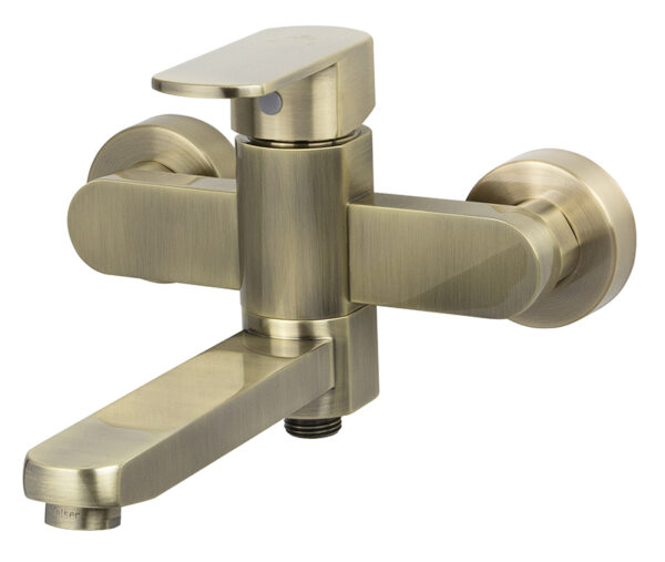 Смеситель KAISER Sonat ванна к/н Ø35 скрыт. див /c душем(бронза)