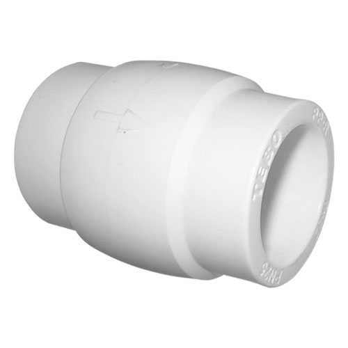 Клапан обратный полипропиленовый 25мм (15/180) "TEBO"