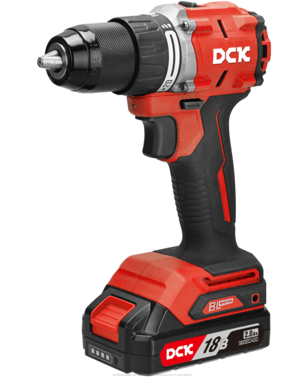 Дрель-шуруповерт аккумуляторный 18 В DCK KDJZ2060