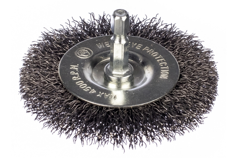 Щетка для дрели 75мм EDGE by PATRIOT круглая НЕХ