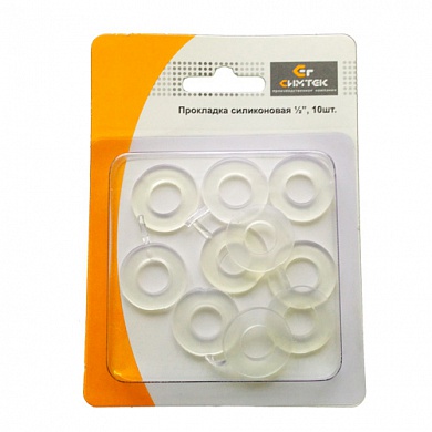 Прокладка 1/2 силикон (в блистере 10 шт) (50)