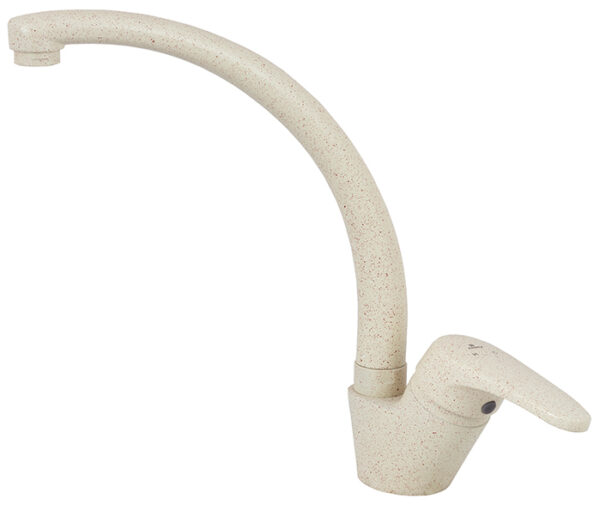 Смеситель KAISER County кухня Ø40 боковой (бежевый мрамор-328)