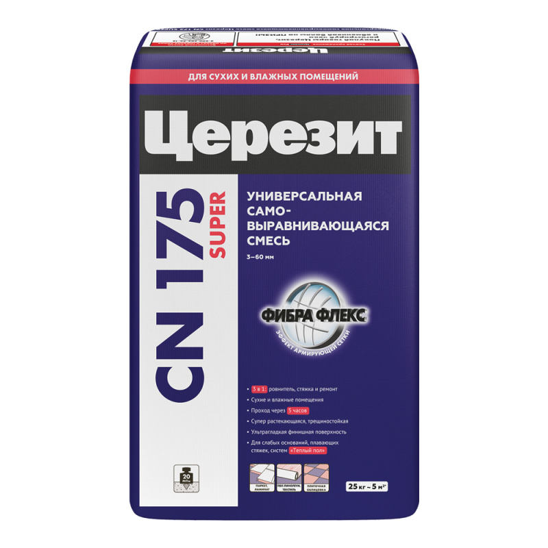 Самовыравнивающаяся смесь ЦЕРЕЗИТ CN 175