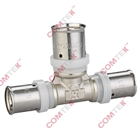 Пресс тройник 32х26х26мм Comtek