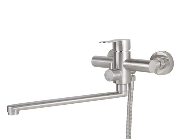 Смеситель VIKO ванна Ø35 (встроенный переключатель) L-30см, нерж. сталь