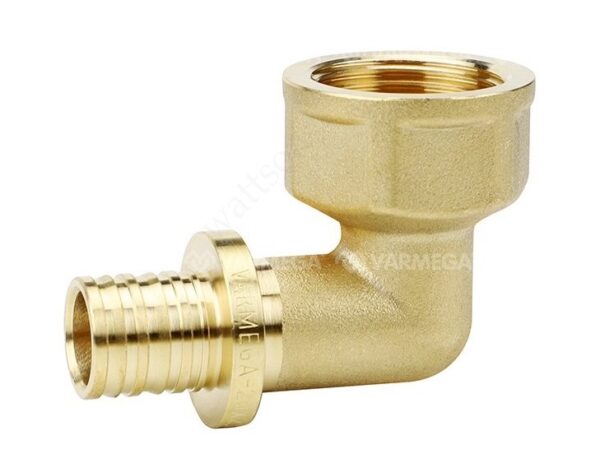 Угол аксиальный 16*1/2 ВР "Varmega" (10) латунь