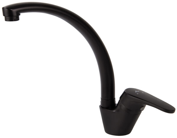 Смеситель KAISER County кухня Ø40 боковой (черный матовый)