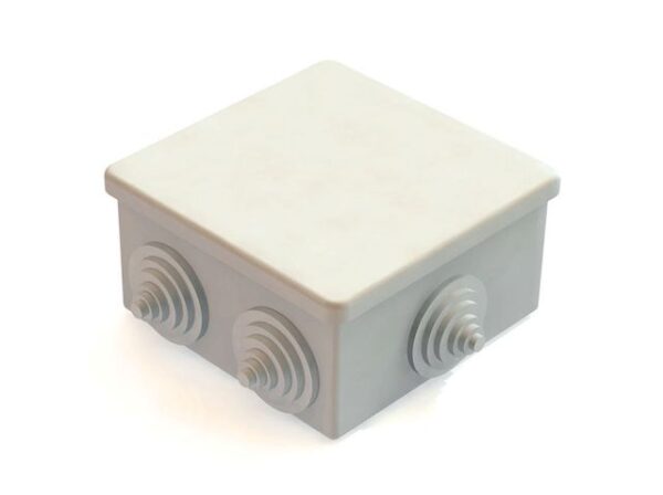 Коробка распаячная нар.монт. 85х85х40 серая IP44 (упак.60) GE41235