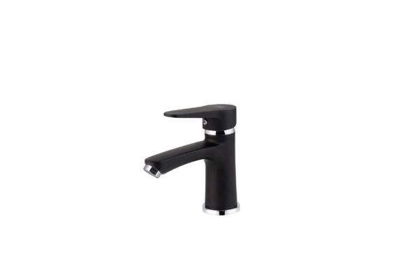 Смеситель VIKO для раковины с гайкой Ø35, черный