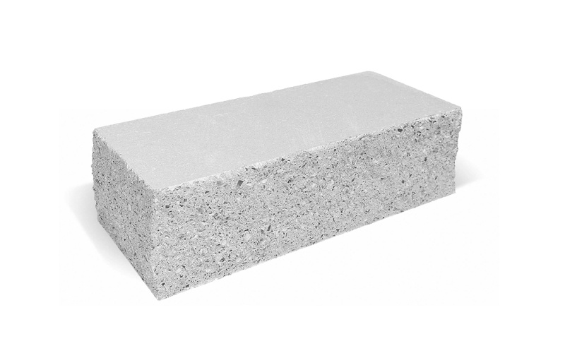 Кирпич облицовочный Brickstone РВАНЫЙ ЛОЖОК УГЛОВОЙ Серый БЦ 250х95х65 мм