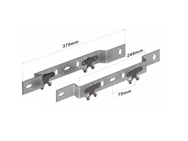 Кронштейн 75/150мм короткий TIM