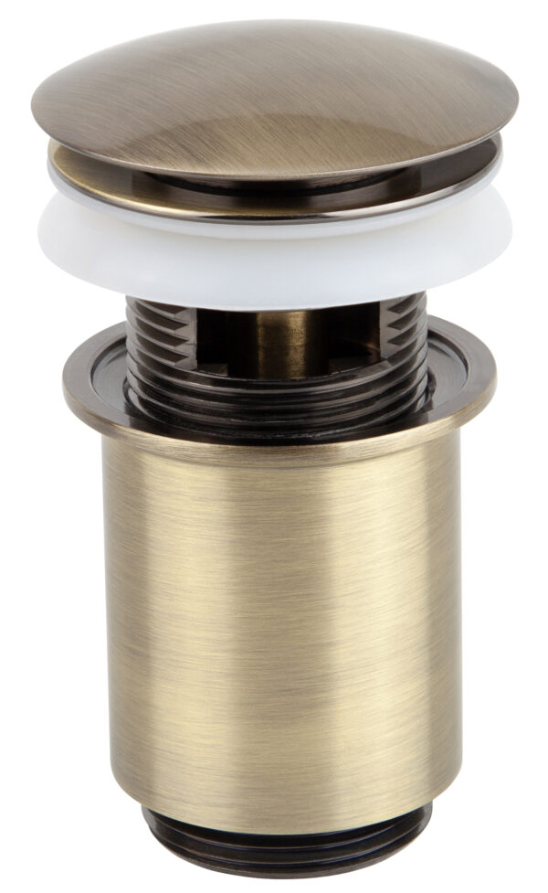 Донный клапан KАISER автомат, металл (бронза)