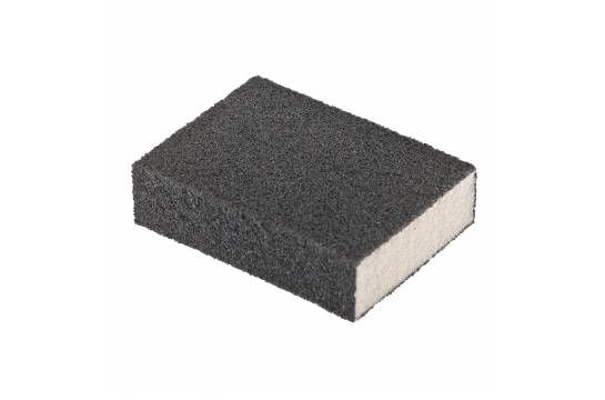 Губка для шлифования 100*70*25 мм средняя жестrjcnm 3 штуки Р60/80 Р80/100 Р 80/120 MATRIX