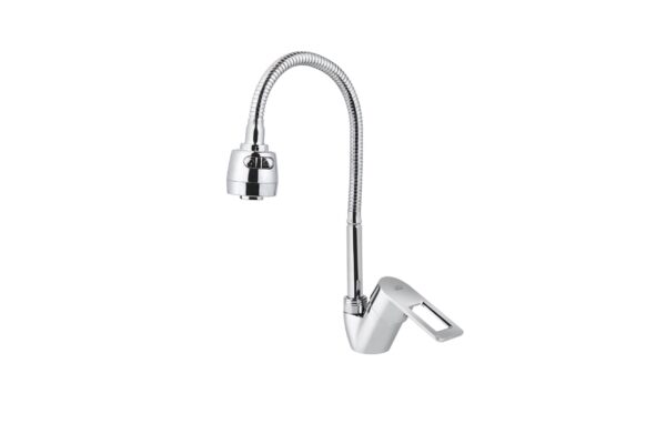 Смеситель VIKO кухня боковой с гибким изливом Ø40 с гайкой