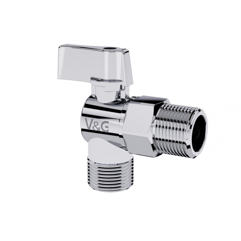 Кран шаровой угловой 1/2" н/н "Valogin" (22)