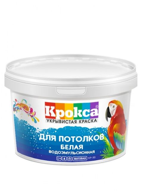 Краска ВД Крокса-30 для потолков 3кг