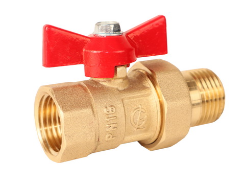 Кран шаровой ПРАКТИК 1/2" в/н баб. (американка) "ГАЛЛОП" (70)