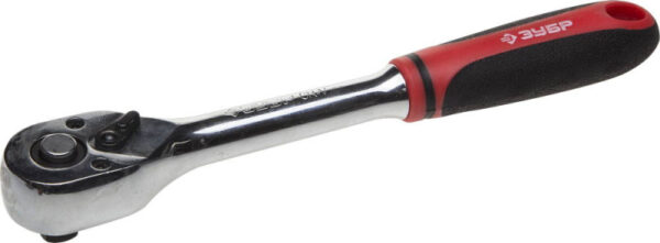 Ключ трещотка 1/4 72 зуб 145 мм ЗУБР 27736-1/4