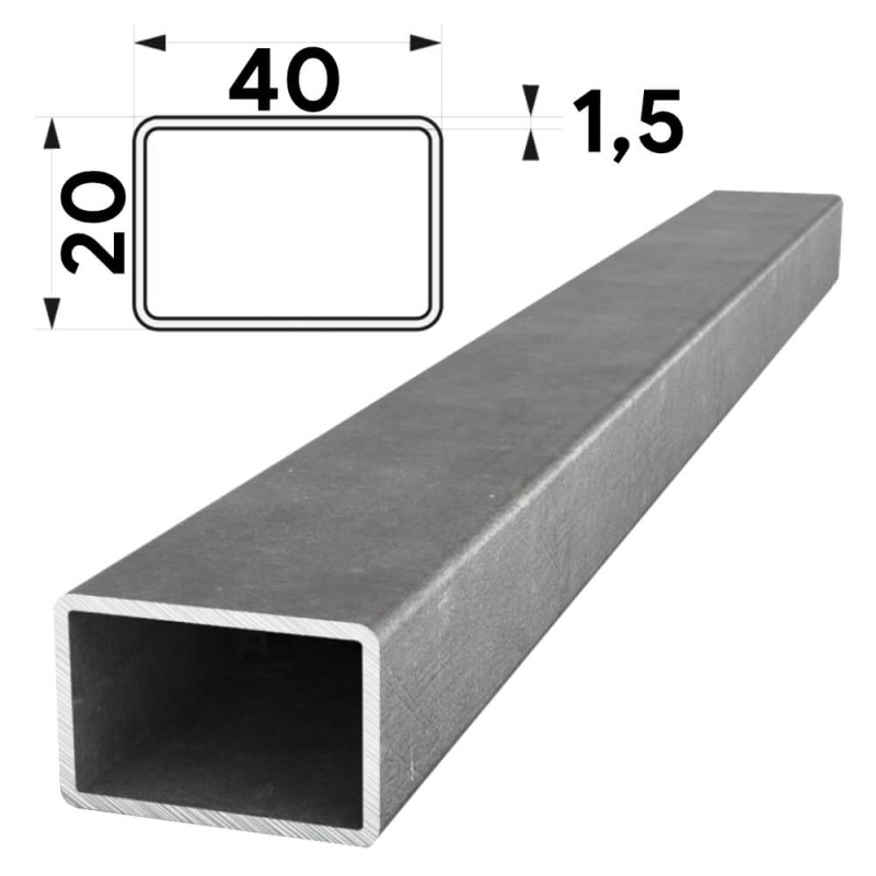 Труба профильная 40*20*1