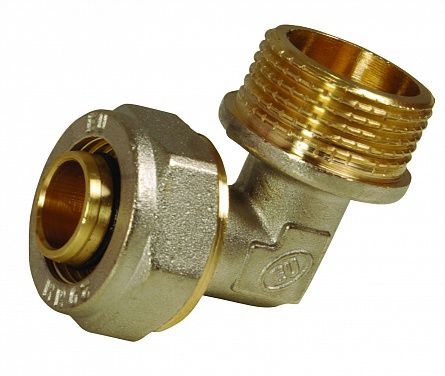 Угольник обжимной 26x1" НР (5/50)