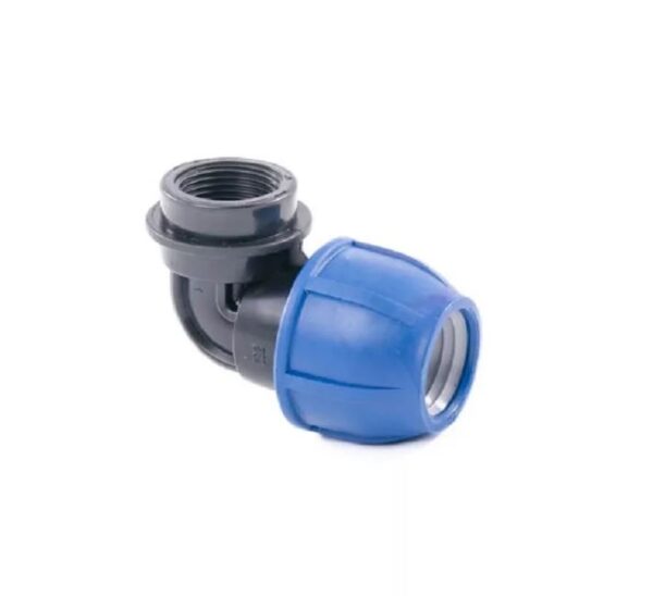 Отвод компрессионный с внутренней резьбой 40x1 1/2" ПНД (55)