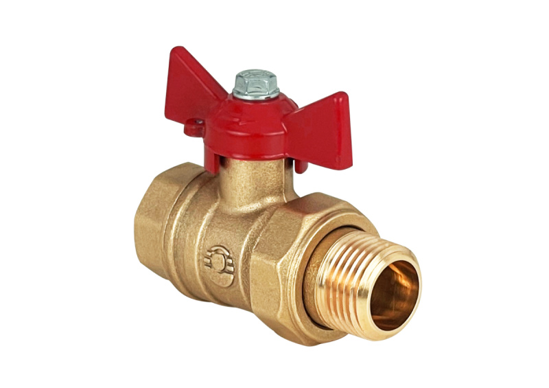 Кран шаровый 3/4" в/н американка бабочка Ру-40 VALFEX DeltaPro