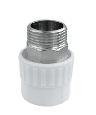 Муфта полипропиленовая с НР 63 x2" под ключ Valfex