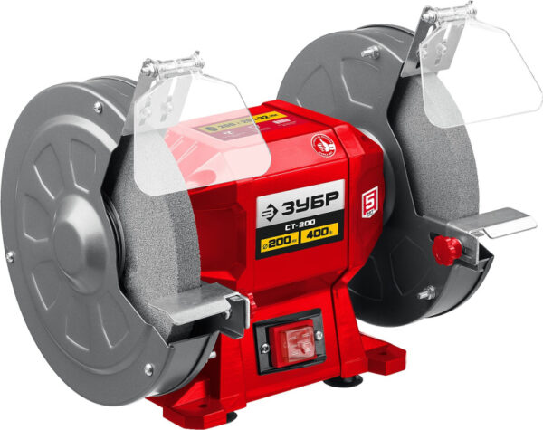 Точильный станок 400 Вт 200*20*32 мм Зубр СТ-200