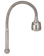 Излив VIKO для смесителя кухни гибкий с аэратором, серебро