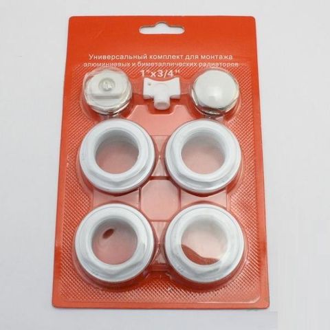 Комплект для монтажа радиаторов 3/4" без кронштейнов (7 предметов) (40)