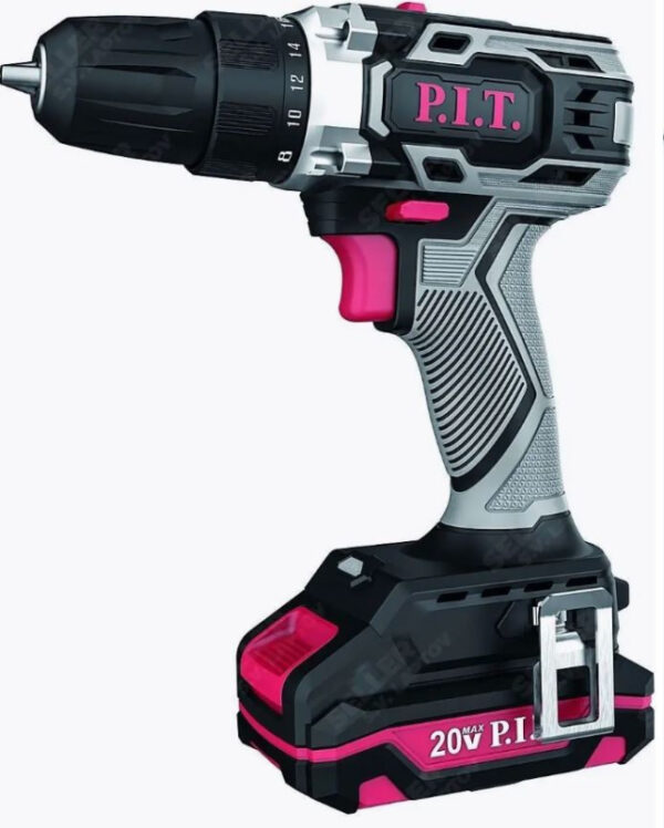 Дрель-шуруповерт PIT PBM20H-10B/1 акк. 20В, 1*2,0Ah, Li-ion, 30Нм, 2скор, ЗУ кейс