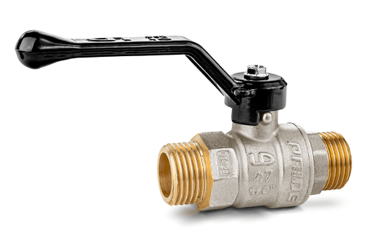 Кран шаровый 3/4" н/н рычаг Ру-40 LD Pride (12)
