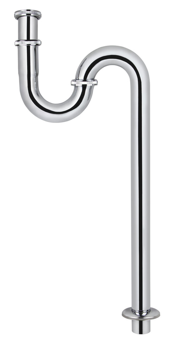 Сифон KAISER для раковины с S трубкой (хром)