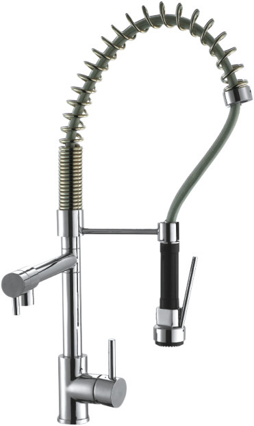Смеситель KAISER Merkur кухня боковой выдвижн. с пруж.