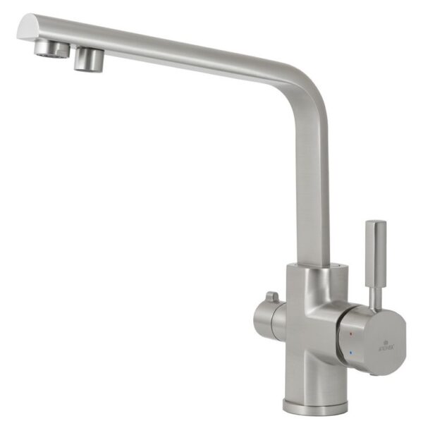 Смеситель KAISER Decor кухня боковой под фильтр Ø35 (серебро)