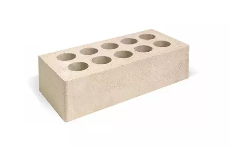 Кирпич облицовочный Brickstone СТАНДАРТ пустотелый Слоновая кость БЦ 250х120х65 мм